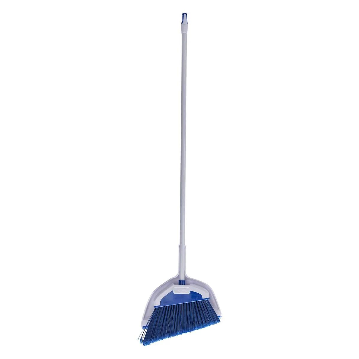 Mr. Clean Angled Broom and Wide Dust-Pan